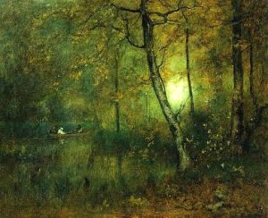 Pool in the Woods, by George Inness  [Public domain]